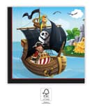 Decorata Island Pirates - Two-Ply Paper Napkins 33x33 cm. FSC. - 93967
