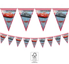 Cars 3 - Paper Triangle Flag Banner (9 flags) FSC. - 94079