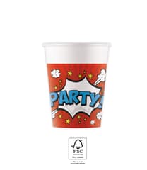 Decorata Boom Party - Paper Cups 200 ml FSC. - 94167