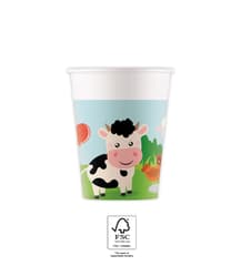 Decorata Farm - Paper Cups 200 ml FSC. - 94175