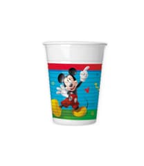 Mickey Rock the House - Plastic Cups 200 ml. - 94240