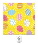 Decorata Seasonal Napkin Designs - FSC 3-Ply Paper Napkins 33x33cm Multicolor Easter Eggs - 94825