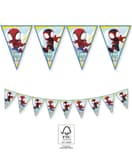 Marvel's Spidey and his amazing friends - Paper Triangle Flag Banner (9 flags) FSC - 94880