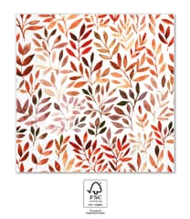 Decorata Everyday Napkin Designs - FSC 3-Ply Paper Napkins 33x33cm Colorful Branches - 95190
