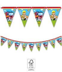  - Paper Triangle Flag Banner (9 flags) FSC - 95463
