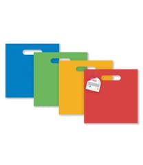 Decorata Reusable Products - Reusable Multicolor Party Bags 4 colors assorted - 95543