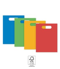 Decorata Multiwater Color Dots - FSC Multicolor Paper Party Bags - 95558
