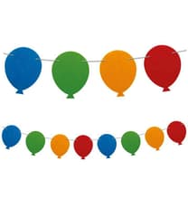 Kokliko Sparkling Balloons - Reusable Party Felt Flag Banner 2m "Balloons" - 95563