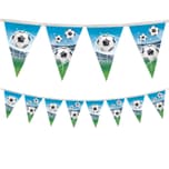 Decorata Soccer Fans - Reusable Textile Triangle Party Flag Banner - 95576
