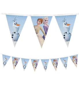Frozen 2 Wind Spirit - Reusable Textile Triangle Party Flag Banner - 95591