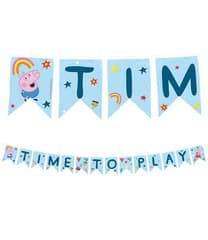 Peppa Pig Messy Play - Reusable Textile Party Letter Banner - 95595
