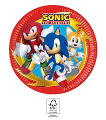 Sonic Party - FSC Paper Plates Next Generation Large 23cm - 95645