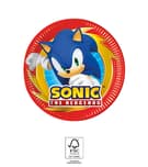 Sonic Party - FSC Paper Plates Next Generation Medium 20cm - 95646