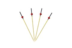 Decorata™ Wooden Products - Decorated Toothpicks "Red Ball" - 82533