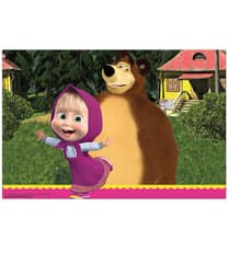 Masha And The Bear - Plastic Tablecover 120x180cm - 86515