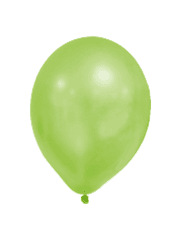 Latex Balloons - Metallic Pastel Balloons Green - 90340