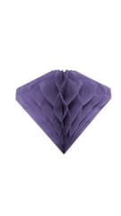 Decorata Garlands - Purple Diamond Honeycomb Hanging Decoration 20 cm - 90686