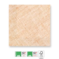 Solid Color - Home & Industrial Compostable Orange Three-Ply Napkins FSC - 91498