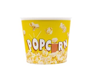 Decorata Reusable Products - Yellow Reusable Party Popcorn Bucket - 91638
