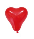 Latex Balloons - Red Heart Shaped Balloons - 91915