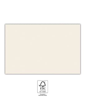 Decorata Solid Color - FSC Cream Paper Tablecover 120X180cm. - 92113