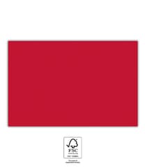 Decorata Solid Color - FSC Red Paper Tablecover 120X180cm - 92115