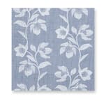 Decorata Everyday Napkin Designs - 3-ply Paper Napkins 33X33cm. Turqoise Flowers - 92908