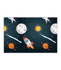 Decorata Rocket Space - Plastic Tablecover 120x180 cm. FSC. - 93737