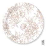 Everyday Designs - FSC Paper Plates Next Generation 23cm. Flowers - 94120