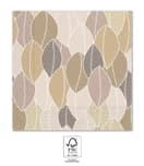 Decorata Everyday Napkin Designs - FSC 3-Ply Paper Napkins 33x33cm Brown Leaves - 94138