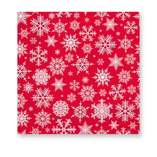 Decorata Seasonal Napkin Designs - Snowflakes 3-ply Paper Napkins 33X33cm. - 94211