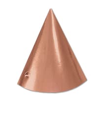 Unicolor Hats - Horns - Popcorn bags - FSC Rose Gold Hats - 94599