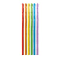 Kokliko Sparkling Balloons - Reusable Multicolor Party Drinking Straws 20 X 0,70 cm. - 94610