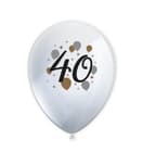 Decorata Milestone - Printed Latex Balloons "40" - 95623