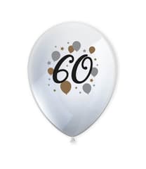 Decorata Milestone - Printed Latex Balloons "60" - 95625
