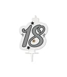 Decorata Milestone - Birthday Candle "18" - 95627