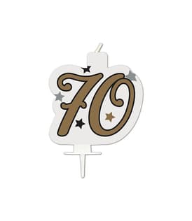 Decorata Milestone - Birthday Candle "70" - 95634