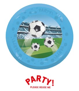 Decorata Soccer Fans - Party Reusable Plate 21cm - 95681