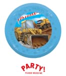 Decorata Construction - Party Reusable Plate 21cm - 95683