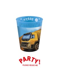Decorata Construction - Party Reusable Party Cup 250ml - 95684