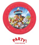 Paw Patrol Rescue Heroes - Party Reusable Plate 21cm - 95687