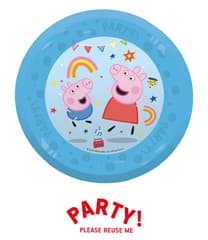 Peppa Pig Messy Play - Reusable Party Plate 21cm - 95689
