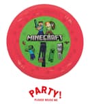 Minecraft Party - Party Reusable Plate 21cm - 95820