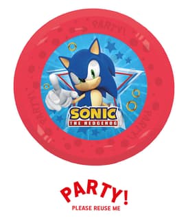 Sonic Speed - Party Reusable Plate 21cm - 95822