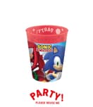 Sonic Speed - Party Reusable Cup 250ml - 95823