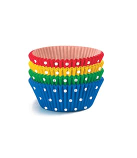 Hats - Horns - Popcorn bags - Baking Cups - FSC Baking Cups 4.5x2cm (4 colours) - 96110