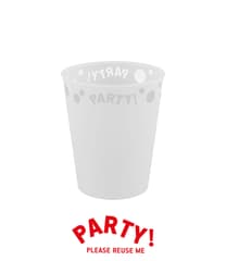 Decorata Reusable Party Products - Party Reusable Semi-transparent Cup 250ml - 96200