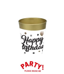 Decorata Milestone - Party Reusable Party Cup 250ml - 96258