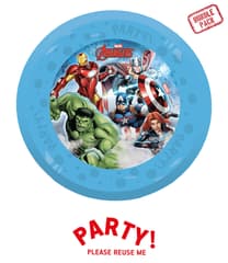 Avengers Infinity Stones - Party Reusable Plates 21cm 4pcs - 96273