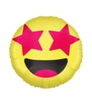 Standard & Shaped Foil Balloons - "Smiley Face" Foil Balloon 46cm - 96384